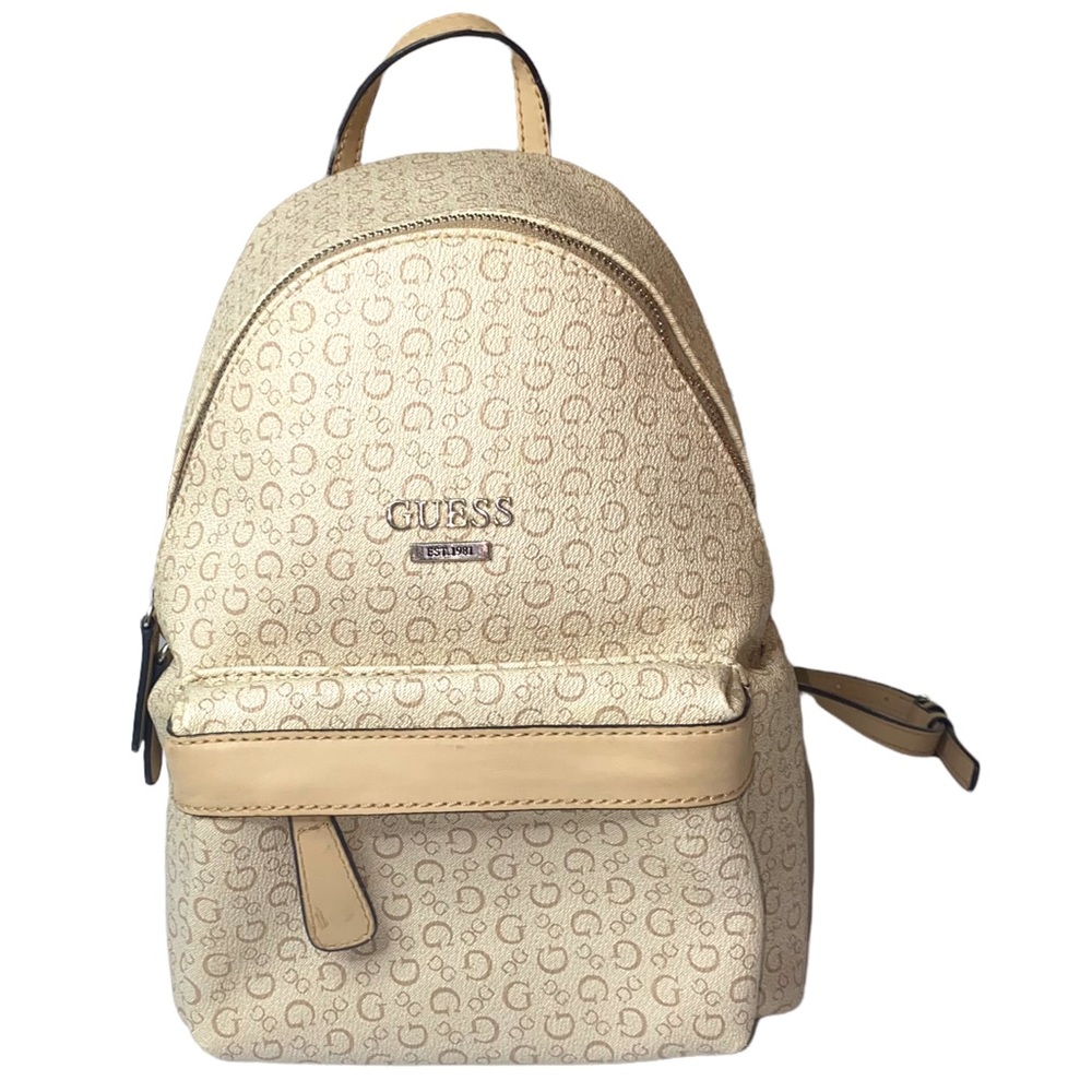 Guess Beige Small Backpack - Picture 2 of 9